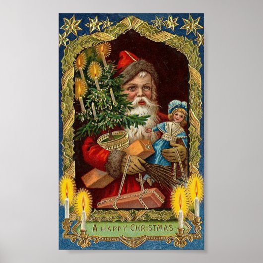 Gelukkig kerstfeest poster (Voorkant)