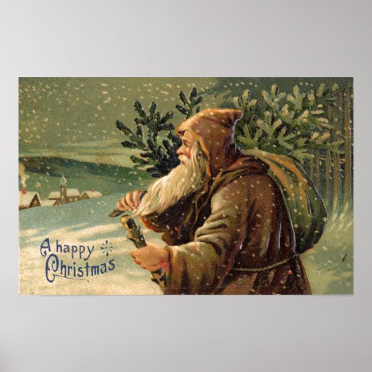 Gelukkig kerstfeest poster (Voorkant)