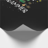 Gelukkig kerstfeest | Programma Naughty Nice Cadeaupapier (Hoek)