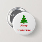 Gelukkig kerstfeest ronde button 5,7 cm (Voorkant /achterkant)