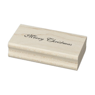 Gelukkig kerstfeest rubberstempel