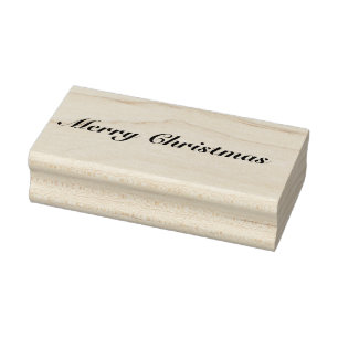 Gelukkig kerstfeest rubberstempel