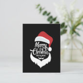 Gelukkig kerstfeest | Santa Claus Say Merry Kerstm Bedankkaart (Staand voorkant)