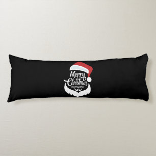 Gelukkig kerstfeest Santa Claus Say Merry Kerstm Lichaamskussen