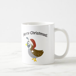 Gelukkig kerstfeest! Santa Quail Koffiemok