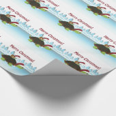 Gelukkig kerstfeest! Schildpad en slak Cadeaupapier (Hoek)