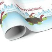 Gelukkig kerstfeest! Schildpad en slak Cadeaupapier (Rol Hoek)