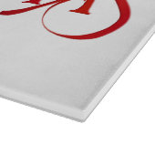 Gelukkig kerstfeest snijplank (Hoek)