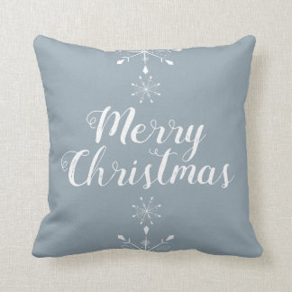 Gelukkig kerstfeest! Snowflake Pillow Kussen