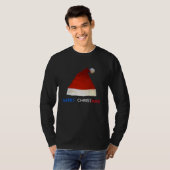 Gelukkig kerstfeest t-shirt (Voorkant volledig)