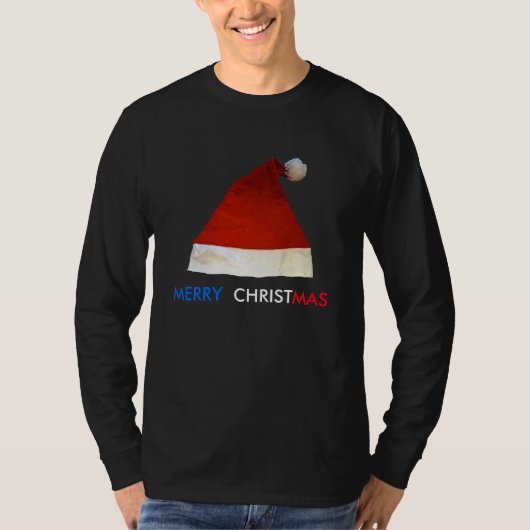 Gelukkig kerstfeest t-shirt (Voorkant)