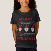 Gelukkig kerstfeest t-shirt (Voorkant)