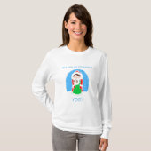 Gelukkig kerstfeest t-shirt (Voorkant volledig)