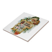 Gelukkig kerstfeest tegeltje (Zijkant)