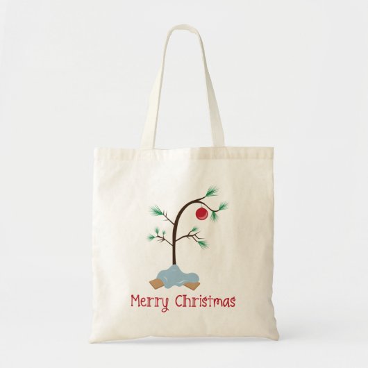 Gelukkig kerstfeest tote bag (Voorkant)