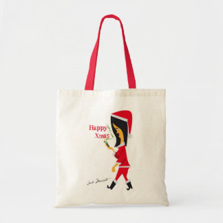 Gelukkig kerstfeest tote bag