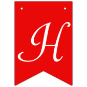 Gelukkig kerstfeest vlaggetjes (Eerste vlag)