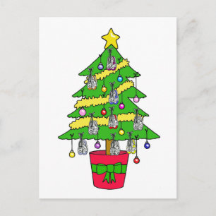 Gelukkig kerstfeest voor sportliefhebbers feestdagenkaart