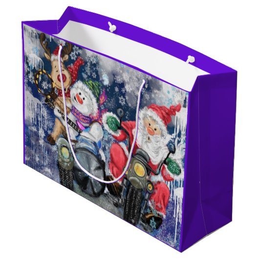 Gelukkig kerstfeest vrienden grappige cadeautas (Achterkant Gekanteld)