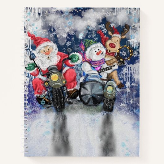 Gelukkig kerstfeest vrienden notitieboek (Voorkant)