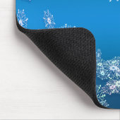 Gelukkig kerstfeest. Wenskaart.Naam Muismat (Hoek)