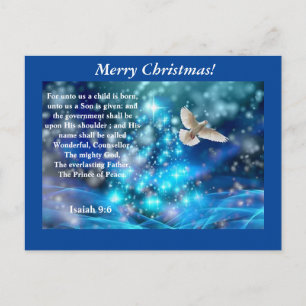 Gelukkig kerstfeest! Zijn naam wordt... Briefkaart