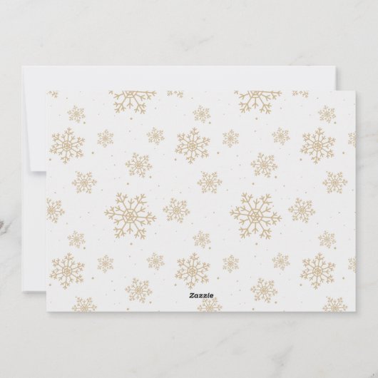 Gelukkig kerstgroet met Feestdagen Feestdagenkaart (Achterkant)