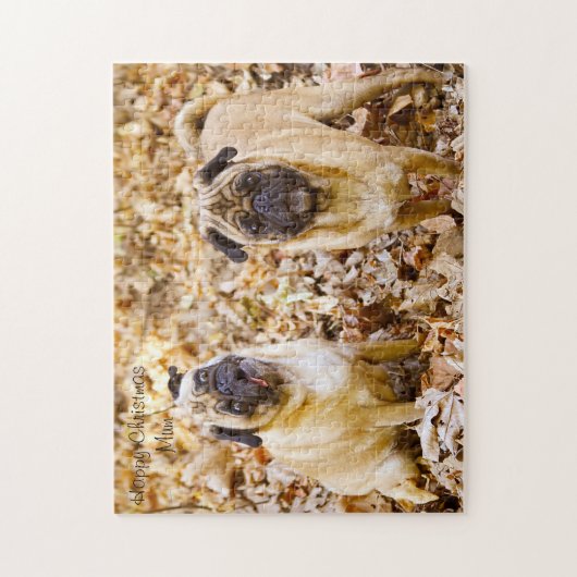 Gelukkig kerstmama. legpuzzel (Verticaal)