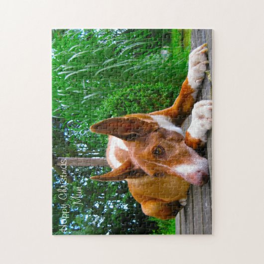 Gelukkig kerstmama. legpuzzel (Verticaal)