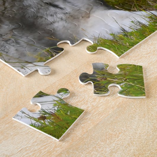 Gelukkig kerstmama. legpuzzel (Zijkant)