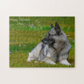 Gelukkig kerstmama. legpuzzel (Horizontaal)