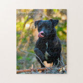 Gelukkig kerstmama. legpuzzel (Verticaal)