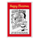 Gelukkig kerstman weet alles grap (Voorkant)