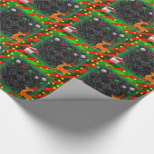 Gelukkig Kerstmis & Nieuwjaar inpakpapier (Hoek)