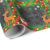 Gelukkig Kerstmis & Nieuwjaar inpakpapier (Rol Hoek)