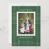 Gelukkig Kerstmis Schotland Kerst Foto Kaart (Voorkant)