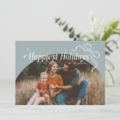 Gelukkig Kerstmis Steen Kerstmis Kerstdag Kaart (Staand voorkant)