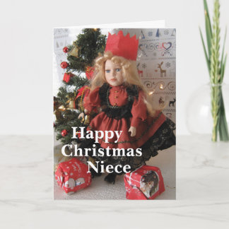 Gelukkig kerstnichtje feestdagen kaart