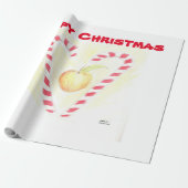 Gelukkig kerstpapier cadeaupapier (Uitgerold)