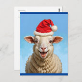 Gelukkig Kerstschaap - Update Briefkaart (Voorkant / Achterkant)