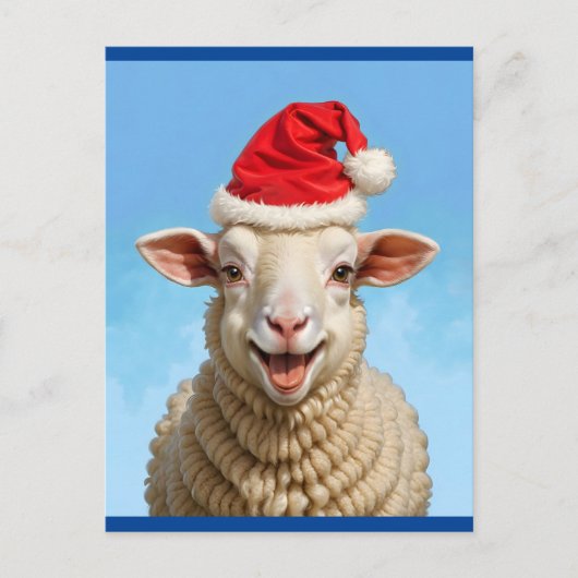 Gelukkig Kerstschaap - Update Briefkaart (Voorkant)
