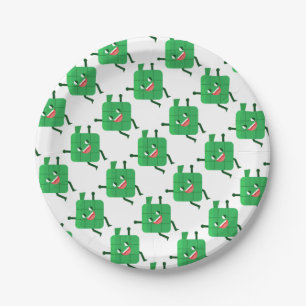 gelukkig ketupat papieren bordje