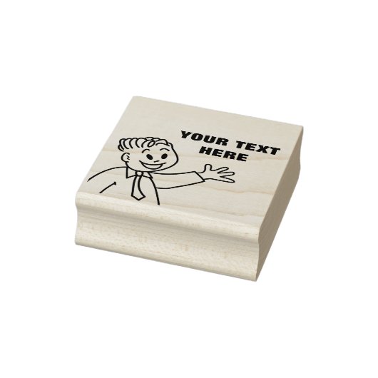 Gelukkig kind rubberstempel (Stempel)