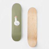 Gelukkig Kip Persoonlijk Skateboard (Voorkant)