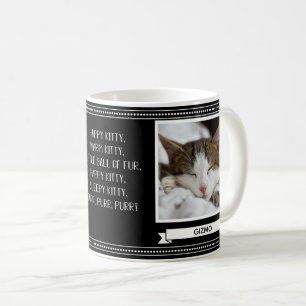 Gelukkig Kitty Kat Gepersonaliseerde Foto Koffiemok