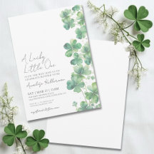 Gelukkig Klein Eén St. Patrick's Day Baby Shower