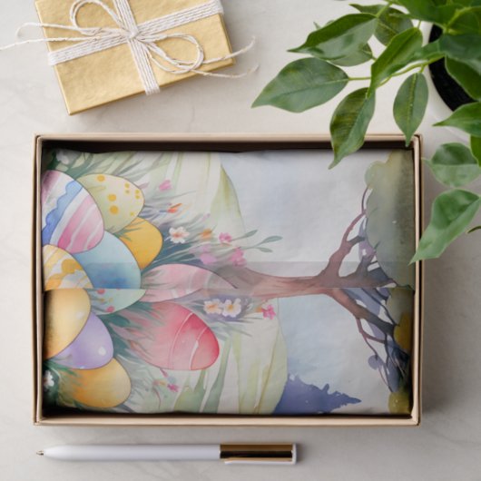 Gelukkig klein konijn 1, Pasen Tissuepapier (Geschenk)