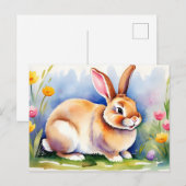 Gelukkig klein konijn 2, Pasen Briefkaart (Voorkant / Achterkant)