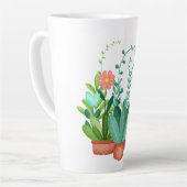 Gelukkig Kleine Tuin Latte Mok (Linkerhoek)