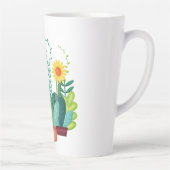 Gelukkig Kleine Tuin Latte Mok (Rechts)
